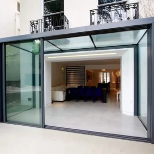 Slim Line Glass Sliding Doors | Walk On Glass