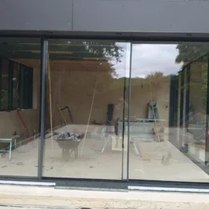 Slim Line Glass Sliding Doors | Walk On Glass